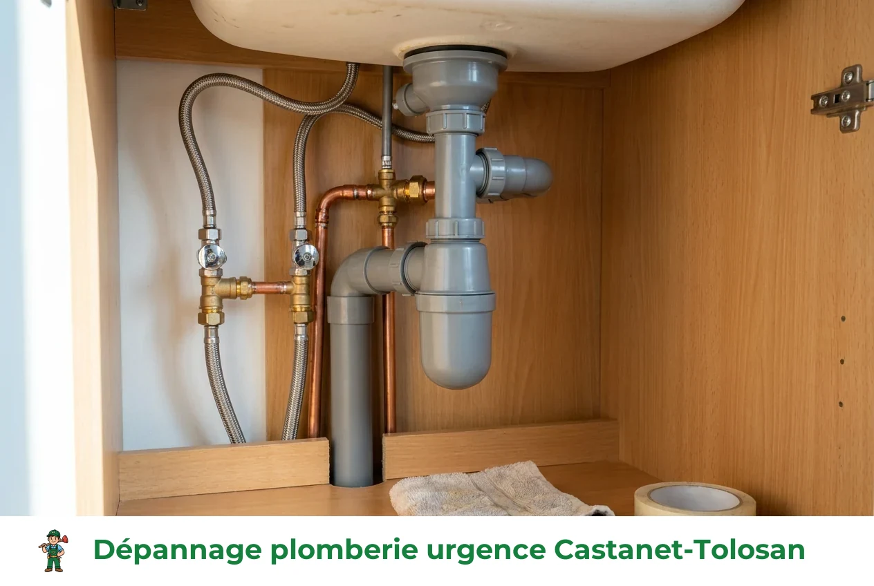 Dépannage plomberie urgence à Castanet-Tolosan