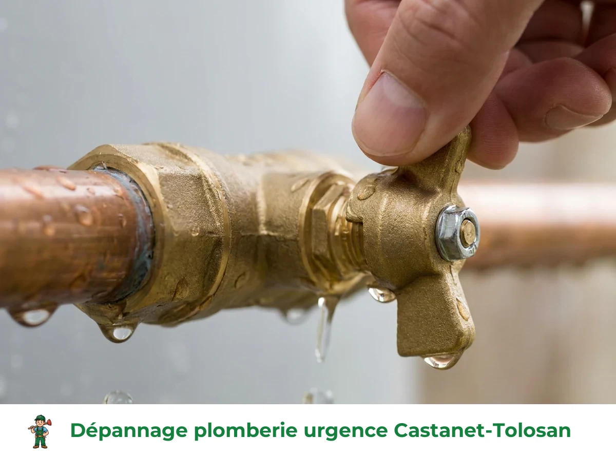 Dépannage plomberie urgence à Castanet-Tolosan