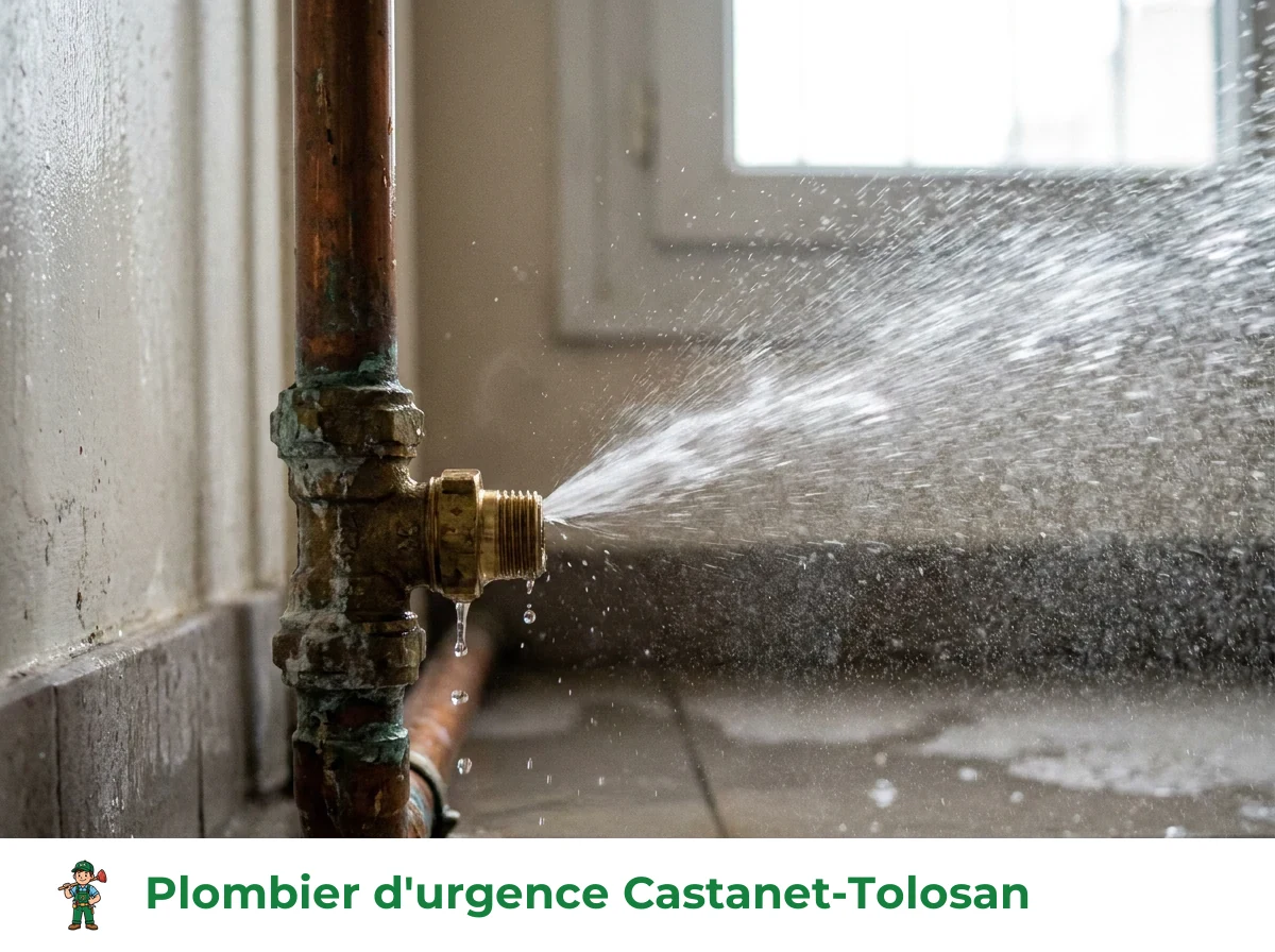 Plombier d'urgence à Castanet-Tolosan
