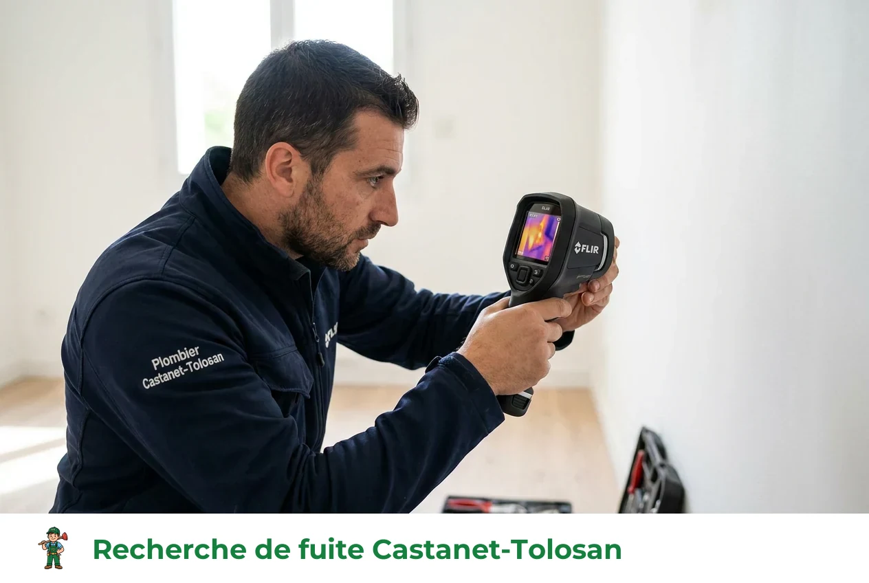 Recherche de fuite à Castanet-Tolosan