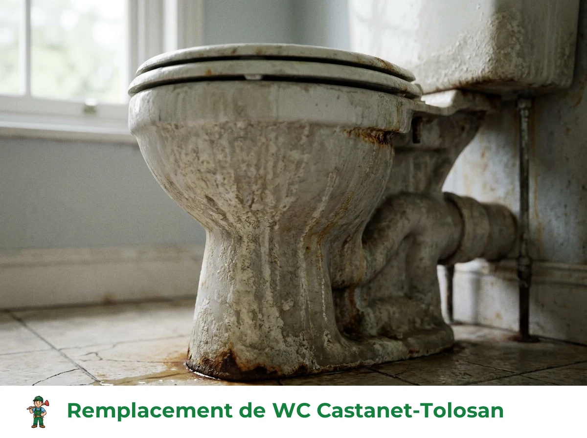 Remplacement de WC à Castanet-Tolosan